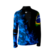 CAMISETA  INFANTIL  PREMIUM CAMUFLADO AZUL