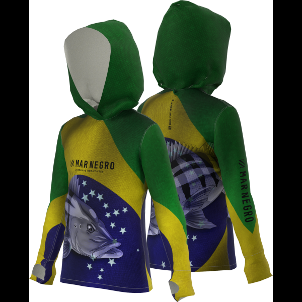 X PROTECTION  SUBLIMADA INFANTIL TUCUNARE BRASIL 2